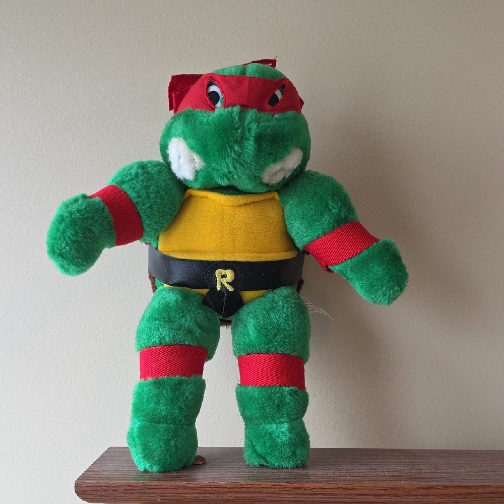Vintage Stuffed Teenage Mutant Ninja Turtle. 1988